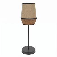 sobremesa alto campana 1xe27 sacomarron 74x25x25 cm