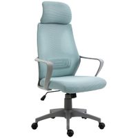 silla de oficina 64x55x126 cm azul