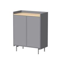 aparador velina 80 x 103 cm con 6 compartimentos vicco