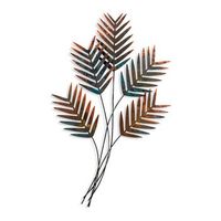 decoracion pared de metal toona sinensis 2 multicolor 72x108 cm