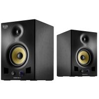 hercules monitor 5 monitores activos biamplificados negros