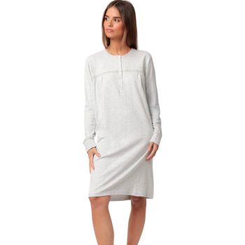 Admas Vestido Camisón de manga larga Classic Interlock para mujer