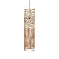 lampara colgante hoja platano bazar bizar takuhanki 31x116 cm - natural