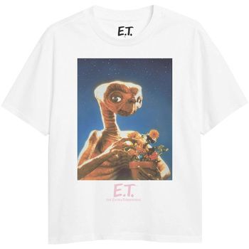 E.t. The Extra-Terrestrial Camiseta With Flowers para niña