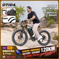 bicicleta electrica otida x2 con motores dobles potentes bateria de 52v30ah neumaticos gruesos de 2640 bicicleta electrica de montana para adultos