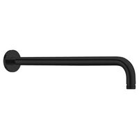 soporte de pared redondo negro opaco en acero y laton resistente