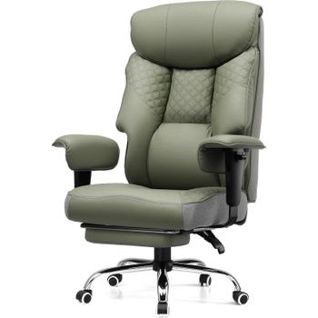 Silla Gaming GTPLAYER Ergonómica 180 kg Asiento 3D Reposapiés Verde