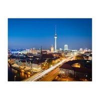 papel pintado 3d - berlin by night 350x270 cm