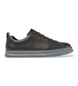 Camper para hombre. K100226-163 Zapatillas de piel Runner Four gris (44), Plano, Cordones, Casual