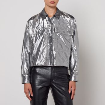 Weekend Max Mara Aldeno Cotton-Blend Shirt - UK 10