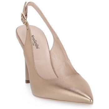 NeroGiardini Zapatos de tacón 434 Laminato Sandalo para mujer
