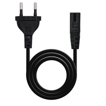 Cable de Alimentación Forma 8 Nanocable 3m Negro CEE7/16 a C7