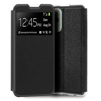 cool funda flip cover liso negra para realme c35narzo 50a prime