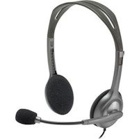 Logitech H111 Binaural Diadema Gris auricular con