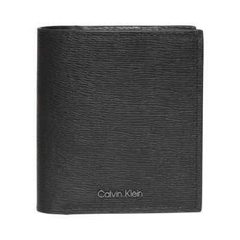 Calvin Klein Cartera trifold de saffiano LV04D1075G-UB1