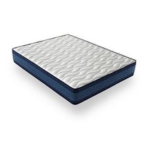 colchon 140 x 190 anatomico premium visco  alto 20cm  firmeza alta ideal para molestias de espalda  doble cara invierno-verano  ultra transpirable  anti-stress collection  dagostino home