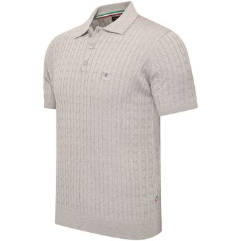 Cappuccino Italia Polo Caorle Cable Knit para hombre