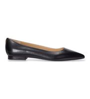 lauren ralph lauren para mujer 802862706001 bailarinas de piel londyn negro 39 plano ninguno casual