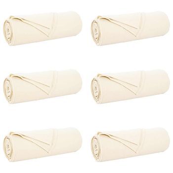 Mantitas De Sofá 6 Uds. Crema 280 X 210 Cm 4.85 Kg Lana Vidaxl