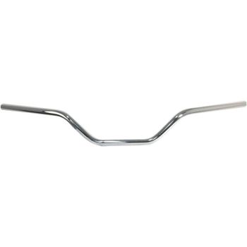 Manillar 22.2mm Emgo Flat Track bajo cromado