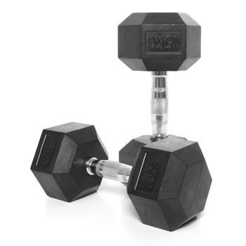 Mancuernas Hexagonales  15 Kg. Set. Vimas Sport
