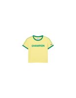 camiseta champion crewneck mujer amarillo