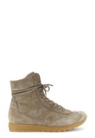 zapatillas altas con cordones de ante taupe 39