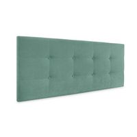 cabecero de tela aqualine capitone 160x60cm camas 150160 - verde agua