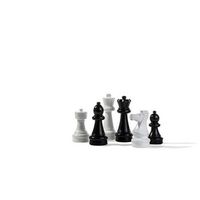 juego de ajedrez pequeno - set de fichas