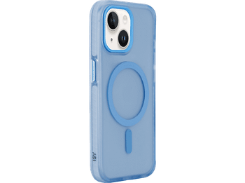 Funda móvil - ISY ISC 2447, Compatible con MagSafe, Para iPhone 15, Azul