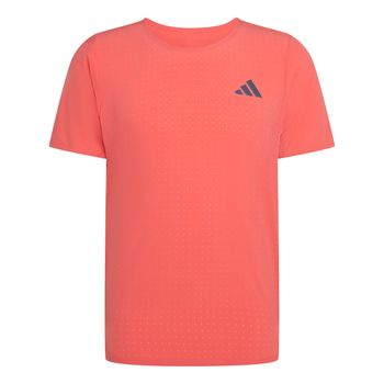 adidas adizero Camiseta de running Hombres - rojo, negro
