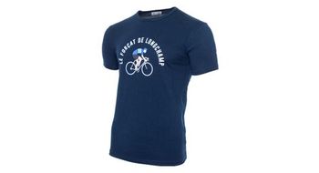 Camiseta lebram x sports d epoque forcat de longchamp bleu fonce