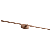 lampara de pared toolight app1897-1w 80 cm brush copper led