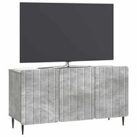mueble de tv  mueble de salon  gabinete de tv gris hormigon 99 x 345 x 52 cm