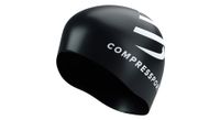 gorro de natacion compressport negro   blanco