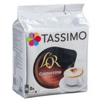 capsulas de cafa tassimo lor cappuccino - paquete de 8