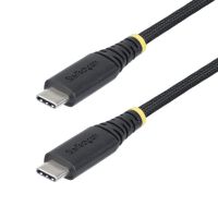 cable usb-c startech s2cepr2m 2m 240w pd 5a trenzado silicona negro