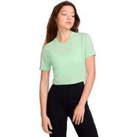 nike camiseta t-shirt sportswear essential slim-fit crop para mujer