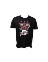 camiseta mitchell  ness chicago bulls negro hombre