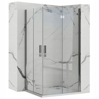 Cabina De Ducha Rea Molier Chrome Double 100x100