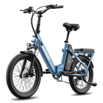 Bicicleta Eléctrica Fafrees F20 Flex- Motor 250w Batería 36v25ah 95km - Gris Azul
