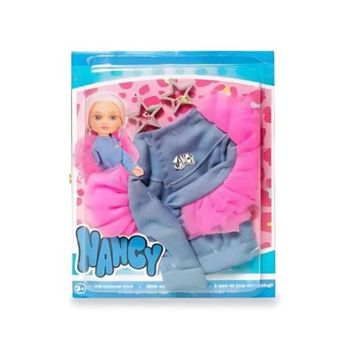 Nancy Look Chaqueta Tejana y Rosa Famosa NAC97000