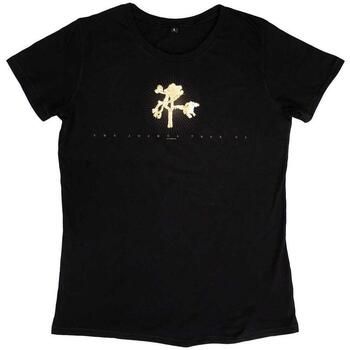 U2 Camiseta manga larga Babydoll Gold Tree Flock para mujer