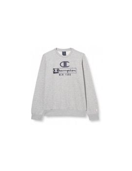 Sudadera Champion Long Sleeve Crewneck Gris Hombre