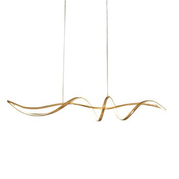 Lámpara de techo aluminio y silicona  120 cm