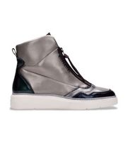 hispanitas para mujer chi243654 zapatillas de piel picual gris 36 plano cremallera casual