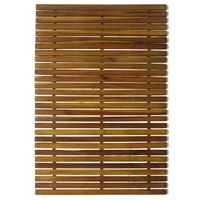 set 3 alfombras de acacia para el bano 80 x 50 cm