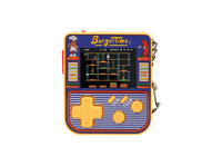 consola retro portatil - koch media super micro burgertime retro llavero con juego negro