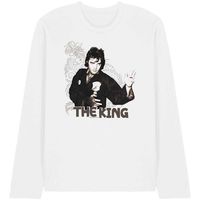 elvis presley camiseta manga larga fighting king para mujer