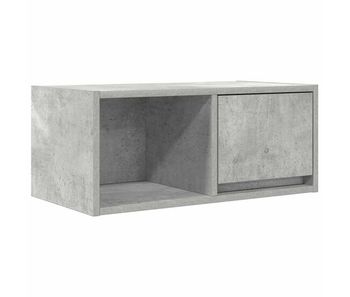 Mueble tv - mesa de tv madera de ingeniería gris hormigón 60x31x25,5 cm